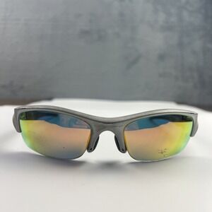 Oakley Flak 2.0 XL Silver Black W/ Yellow Prism Lenses 03-884 63:14 Frames Only